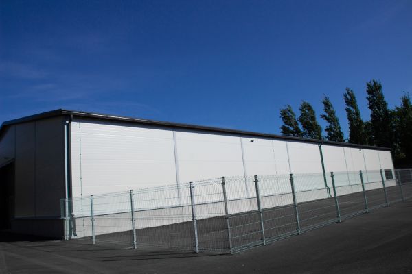 Warehouse Gutter Installation in Pittsboro