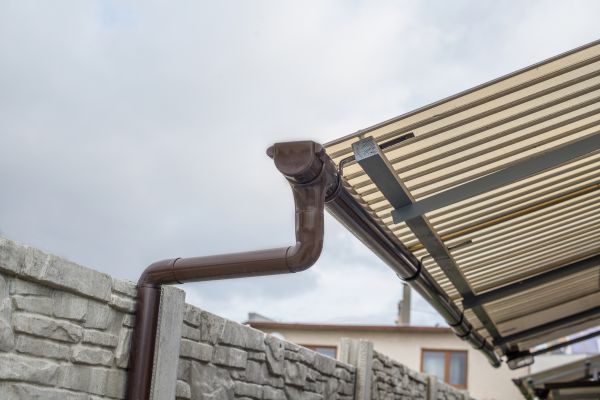 Plastic Downspout Installation in Pittsboro