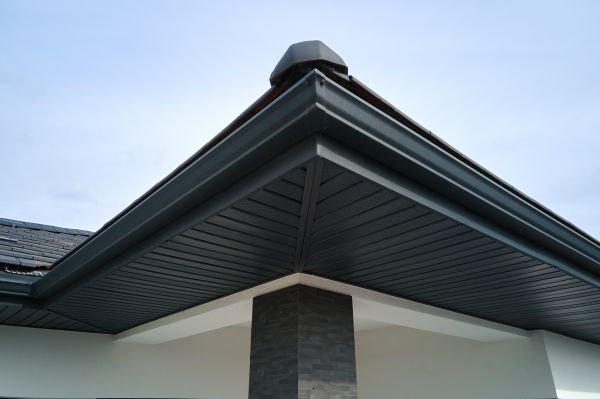 Steel Rain Gutter Installation in Pittsboro