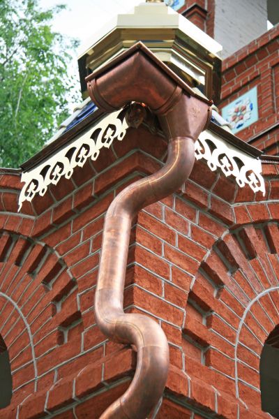 Church Downspout Installation in Pittsboro